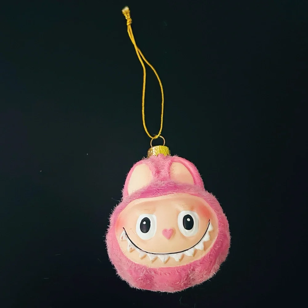 Labubu Monster Ornament in Pink New - Picture 1 of 1
